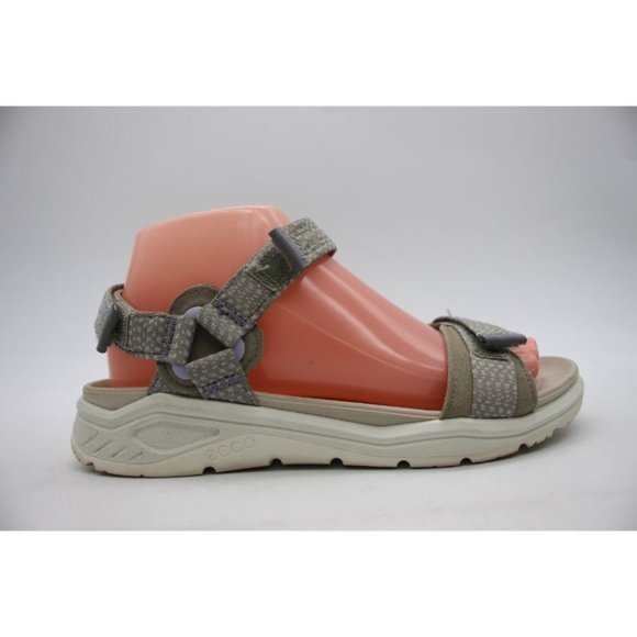 ECCO X-Trinsic Women's Size 37 Sandals Flat Green White Open Toe Outdoor - Picture 1 of 9